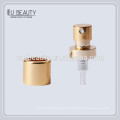 Golden aluminum 15mm 0.09cc perfume spray pump